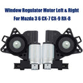 Window Regulator Motor  Front Left & Right for Mazda 3 6 CX-7 CX-9 RX-8 (2003-2009)