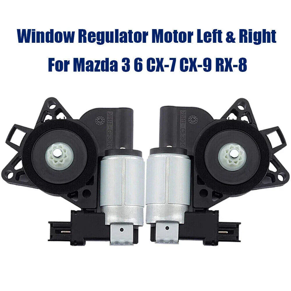 Window Regulator Motor  Front Left & Right for Mazda 3 6 CX-7 CX-9 RX-8 (2003-2009)