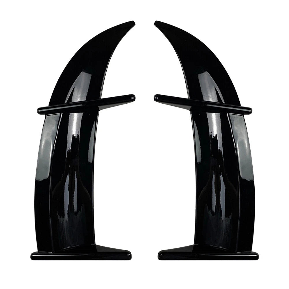 2 Pcs Black ABS Rear Roof Spoiler for Volkswagen Golf MK6 (2008–2012)