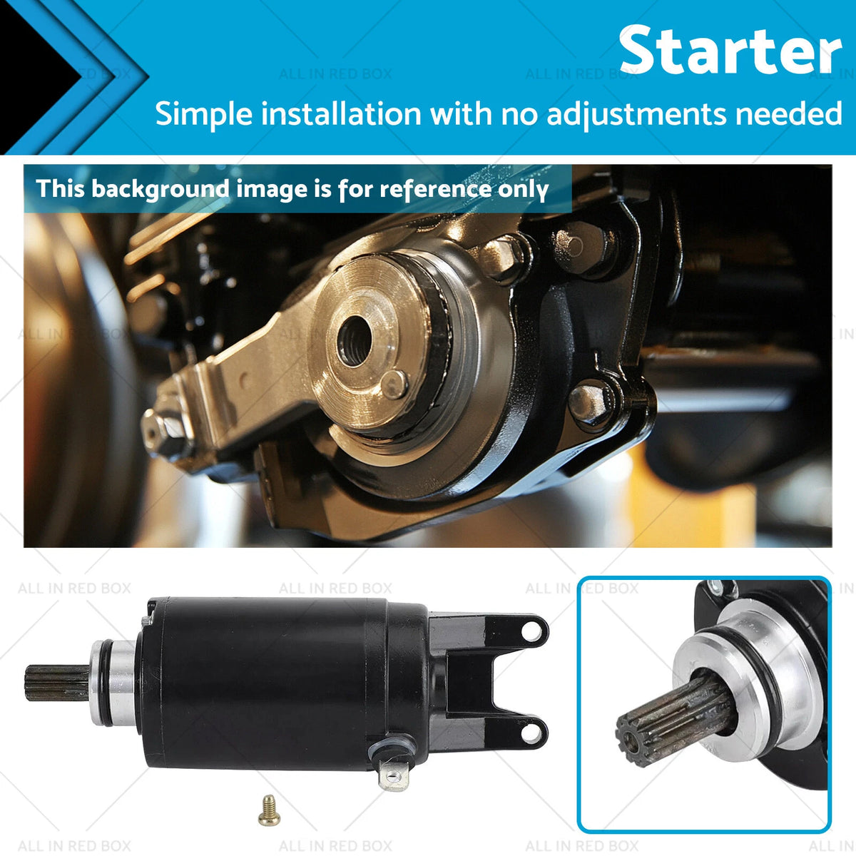 Starter Motor for Kawasaki JH1200-B1-B3 (2003–2005) 21163-3715 21163-3719