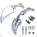 Alloy Teardrop Flame Custom Mirror for Suzuki GSXR600 750 1000 1100 GSXR1300