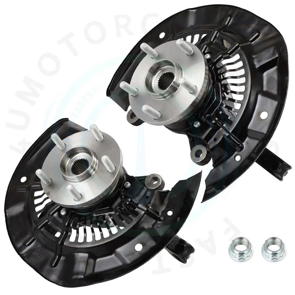 2X Front Wheel Hub Bearing Knuckles Assembly for Toyota Sienna (2011–2017)