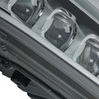 Headlight Assembly for Acura MDX (2014–2016) Passenger Right Side LED Black Clear