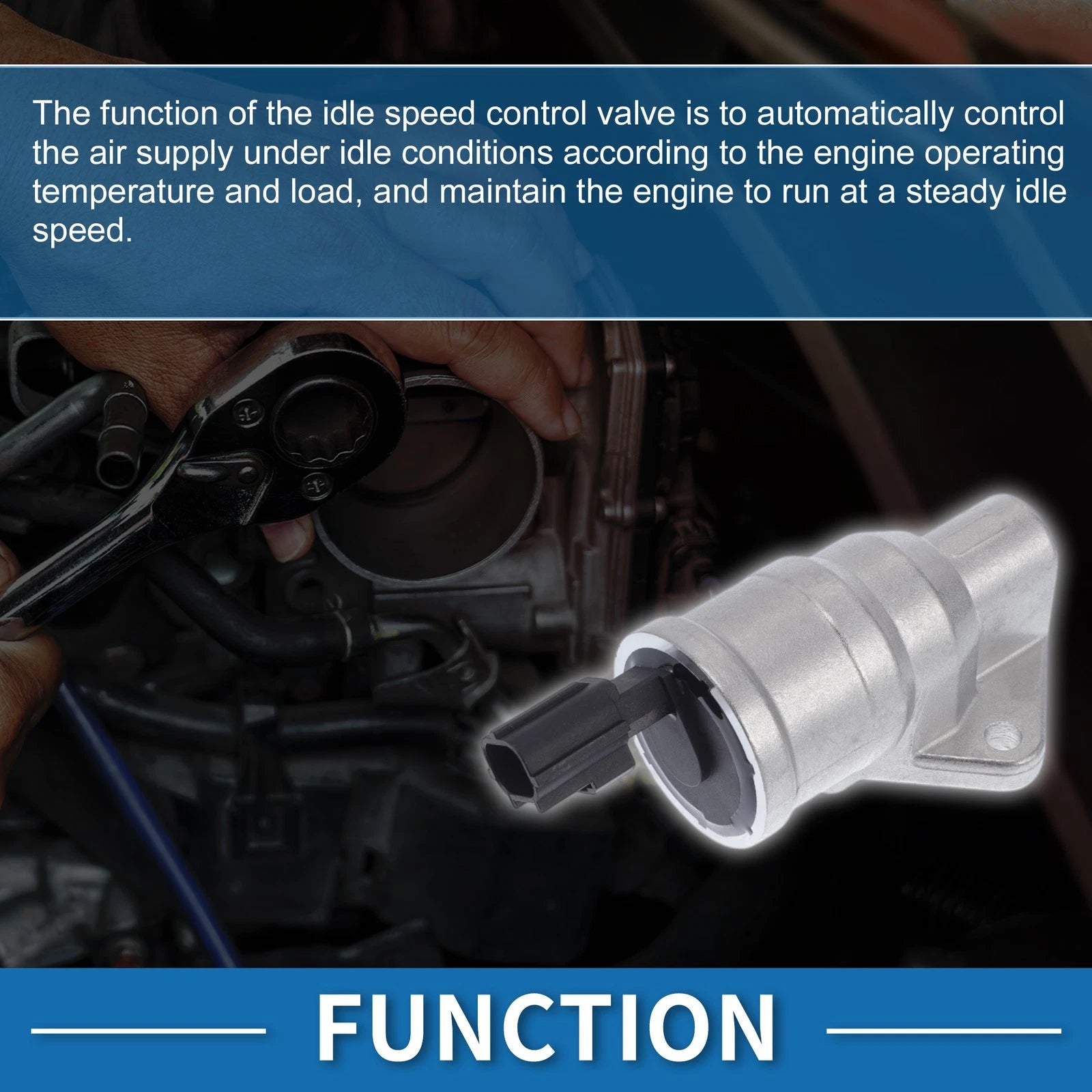 Idle Air Control Valve for Ford Fiesta (1996–2002) No.1075436