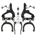 10pc Front Control Arms Suspension Kit for GMC Envoy Buick Rainier (2004–2007)