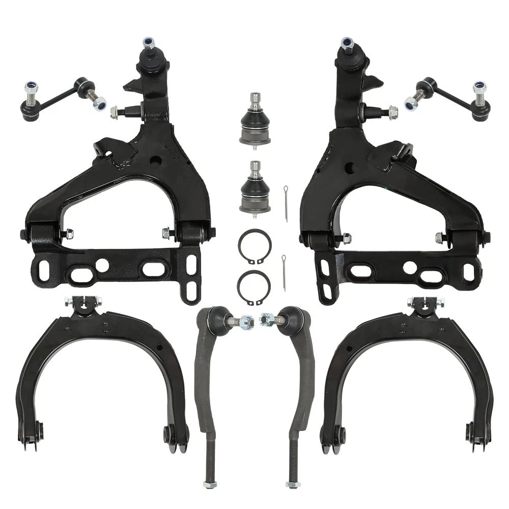 10pc Front Control Arms Suspension Kit for GMC Envoy Buick Rainier (2004–2007)