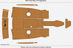 EVA Pads for Sea Ray 210 Signature (1997) Swim Platform Cockpit Mat