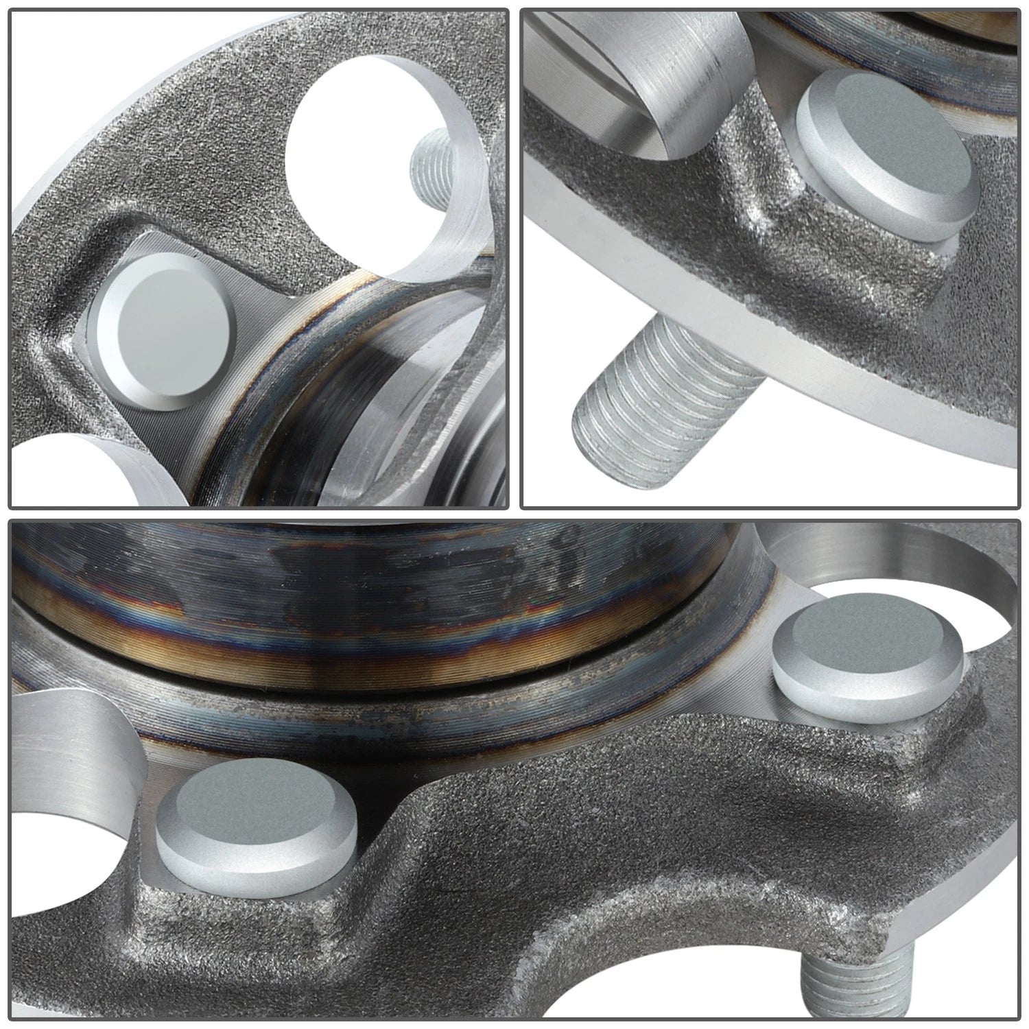 Set of 2 Rear Wheel Bearing Hubs for Highlander Venza RX330 RX350 RX400h (2004–2016)