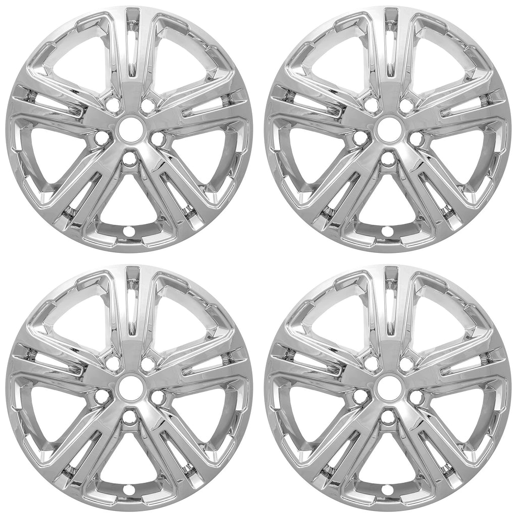 4 Chrome 17" Wheel Skins Hub Caps Full Covers for 2018 2019 GMC Terrain SL SLE