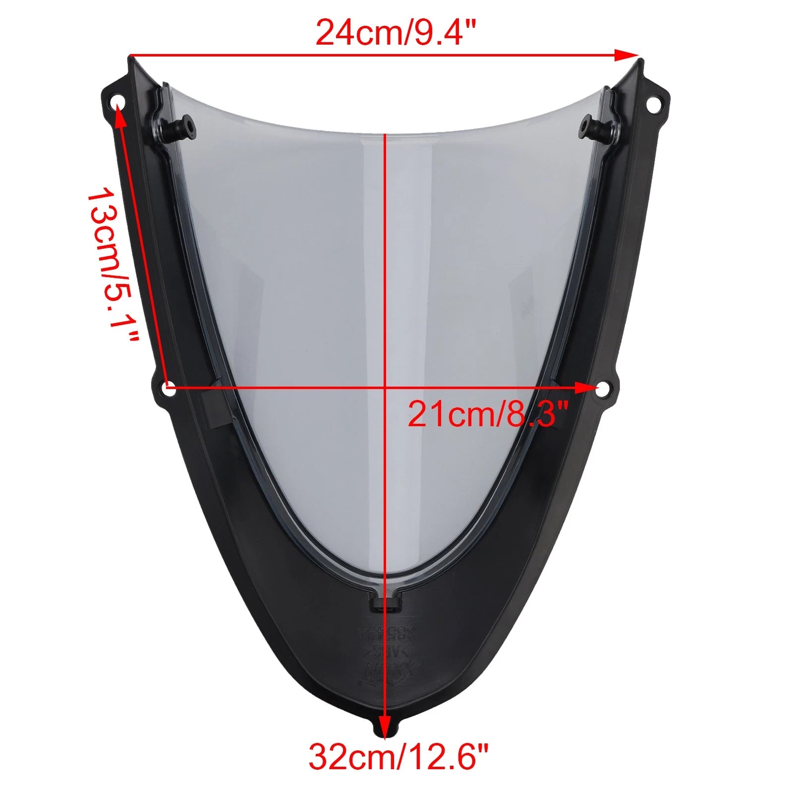 Headlight Fairing Windshield for Aprilia RS 660 (2020–2024) Matt Black/Gray