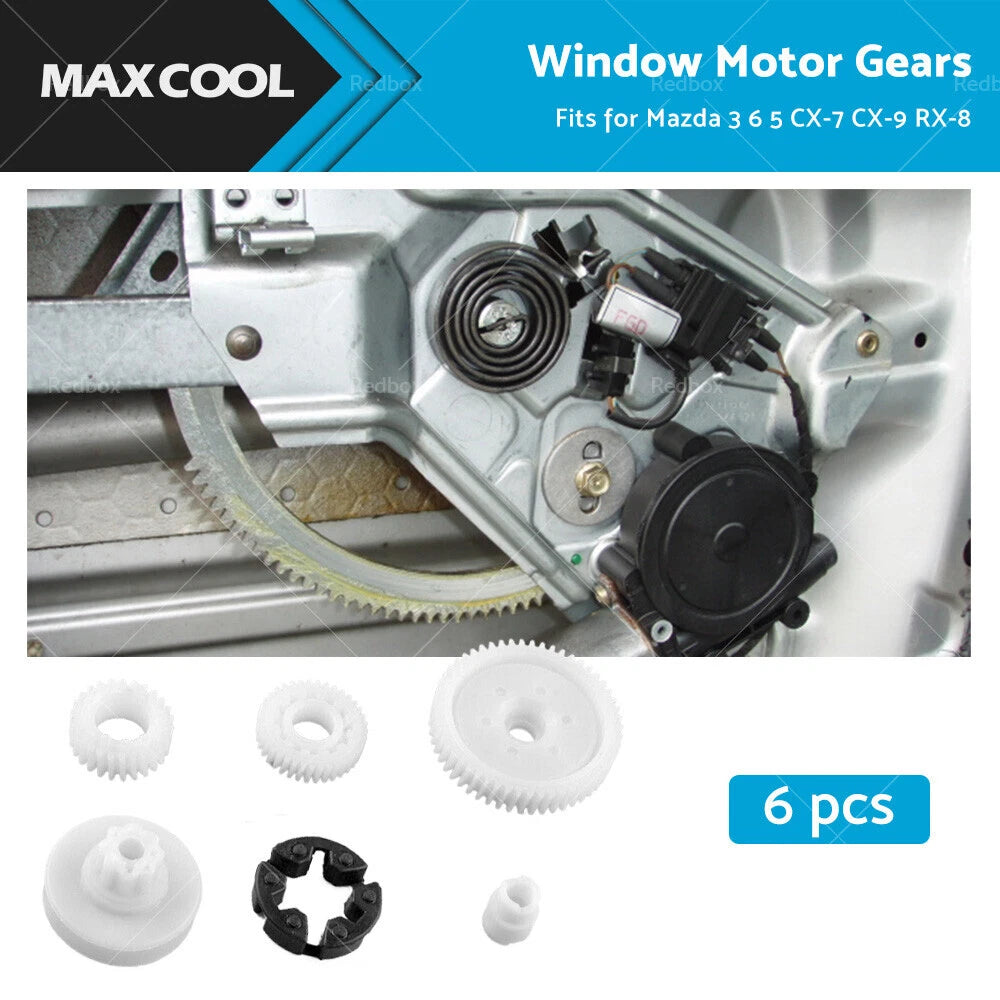 Window Motor Gear Repair Kit for Mazda 3 5 6 CX-7 CX-9 RX-8 (2004–2020)