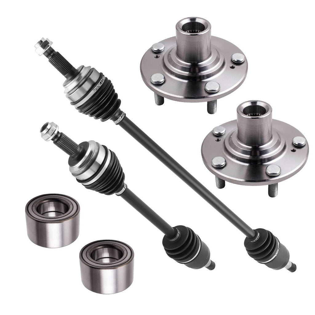 CV Axle Shaft + Wheel Hubs Bearings for Honda Civic 1.8L (2006–2011)