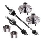 CV Axle Shaft + Wheel Hubs Bearings for Honda Civic 1.8L (2006–2011)