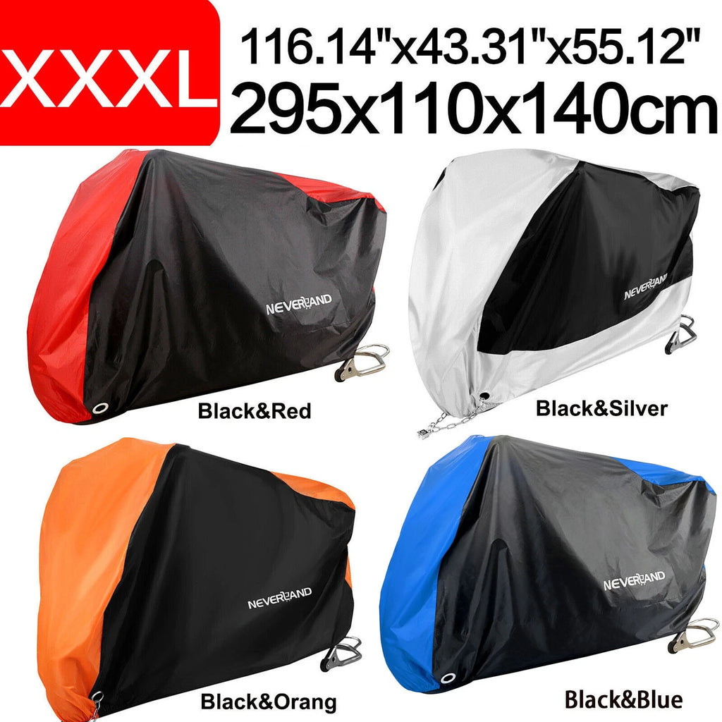 Waterproof Motorcycle Cover 3XL for Universal Models (Outdoor, Dustproof, UV)