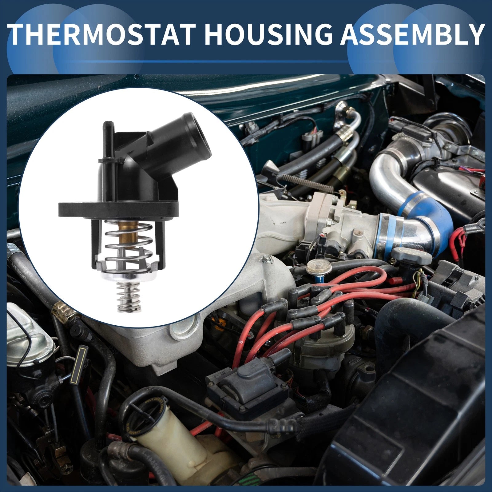 Engine Coolant Thermostat Housing Assembly for Chevrolet Silverado 1500 (2007–2013)