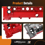 Aluminum Engine Valve Cover with Gasket Bolts for Ford Focus (2014-2018)