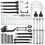 4" Lift Kit w/ Shocks for Jeep Wrangler JK Unlimited 2WD 4WD 2007-2018 4 Door