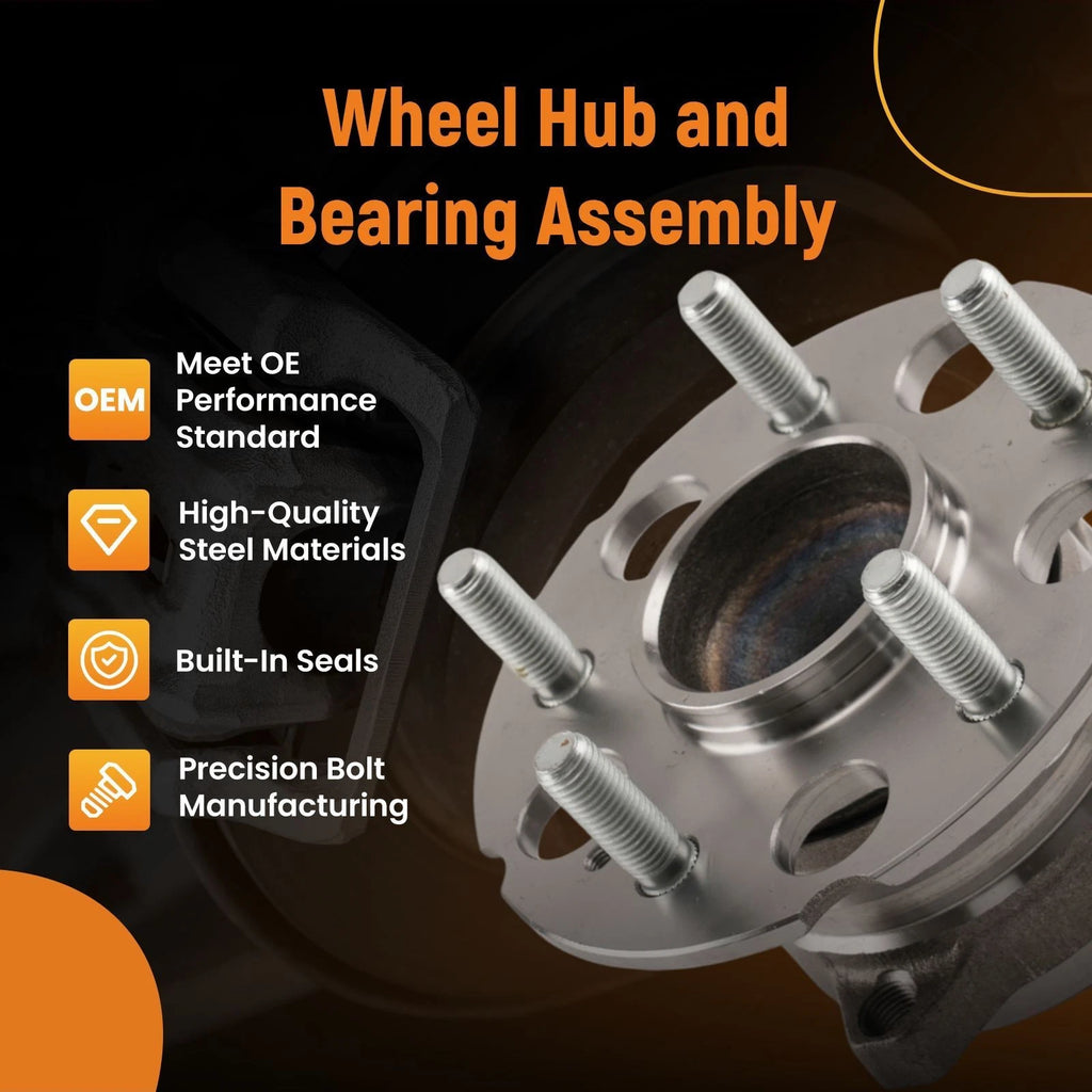 Rear Left Right Wheel Hub for Honda CR-V FWD (2012–2016) 512448 712448