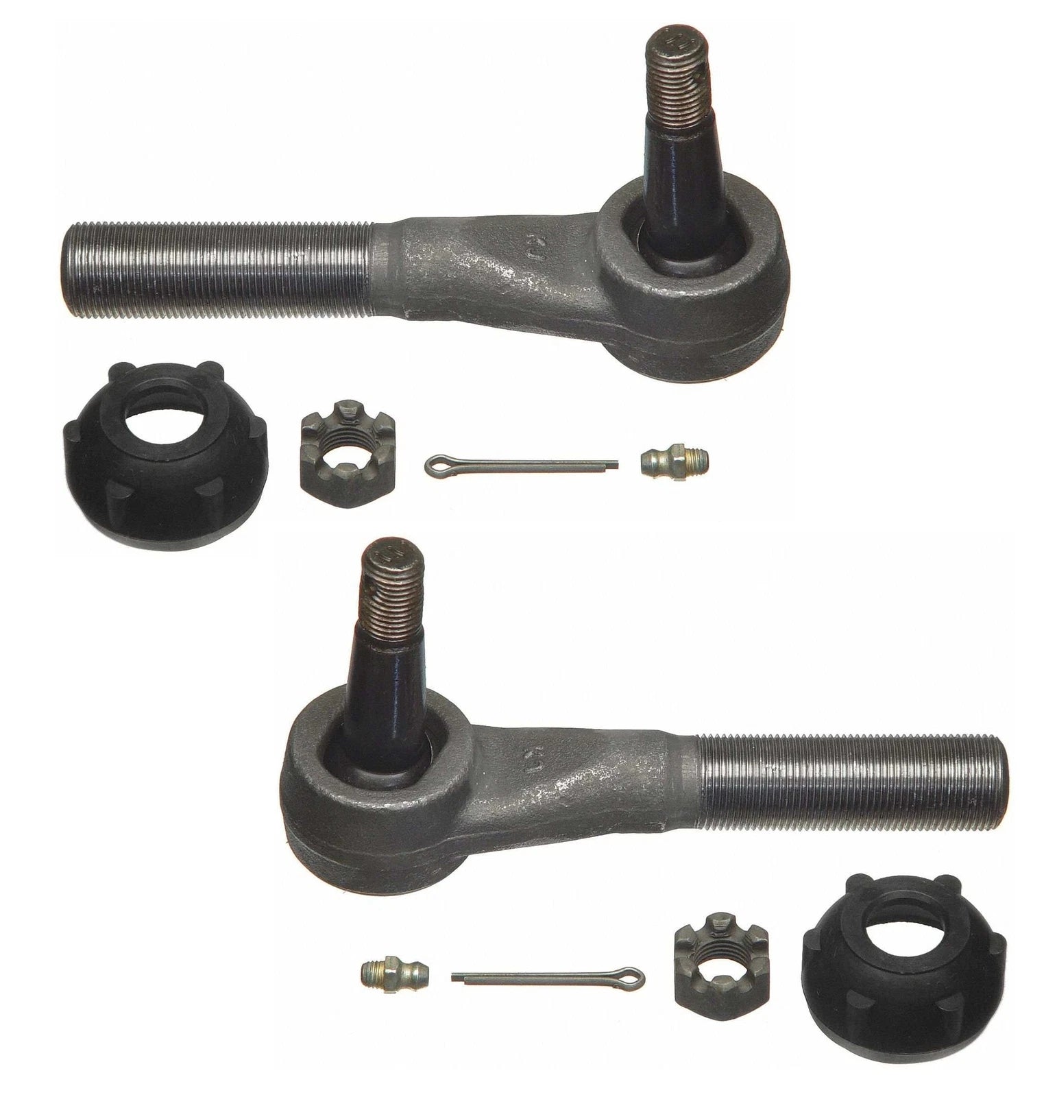 Set of 2 Outer Steering Tie Rod Ends for Ford F-150 F-350 Bronco Ranger (1997–2004)