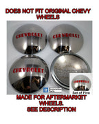 Set of 5 Stainless Hubcaps for Chevrolet 1/2 Ton Truck (1947–1953)