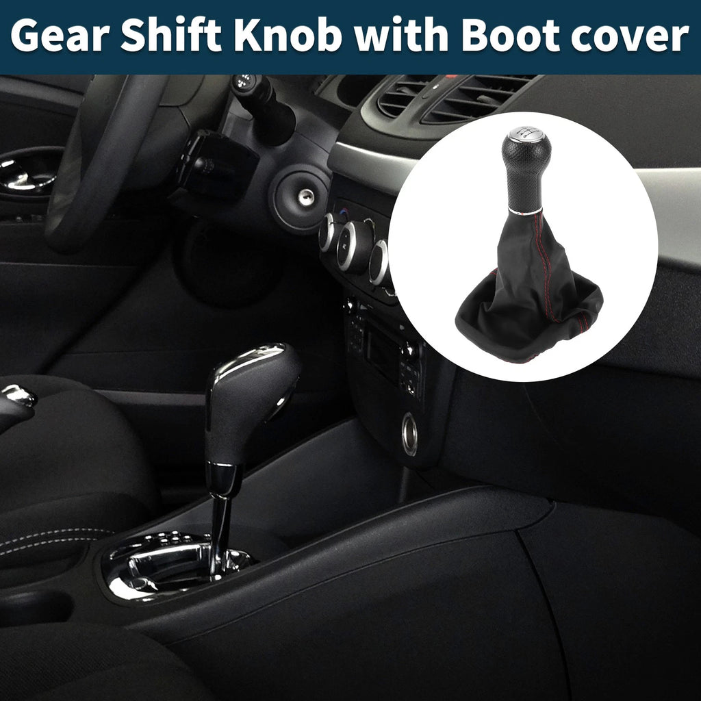 6 Speed Gear Shift Knob with Cover for Volkswagen Golf (1983–1991)