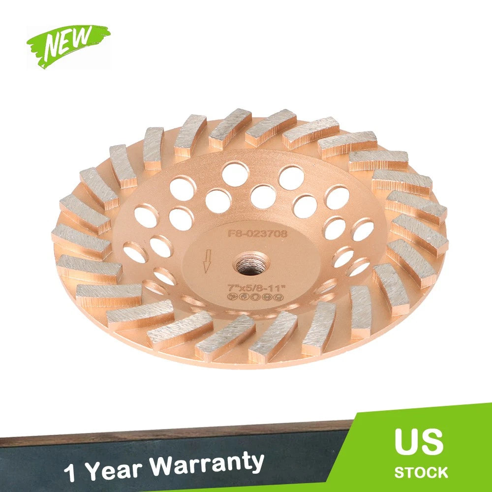 7" Turbo Diamond Grinding Wheels for Various Models (YYYY–YYYY)