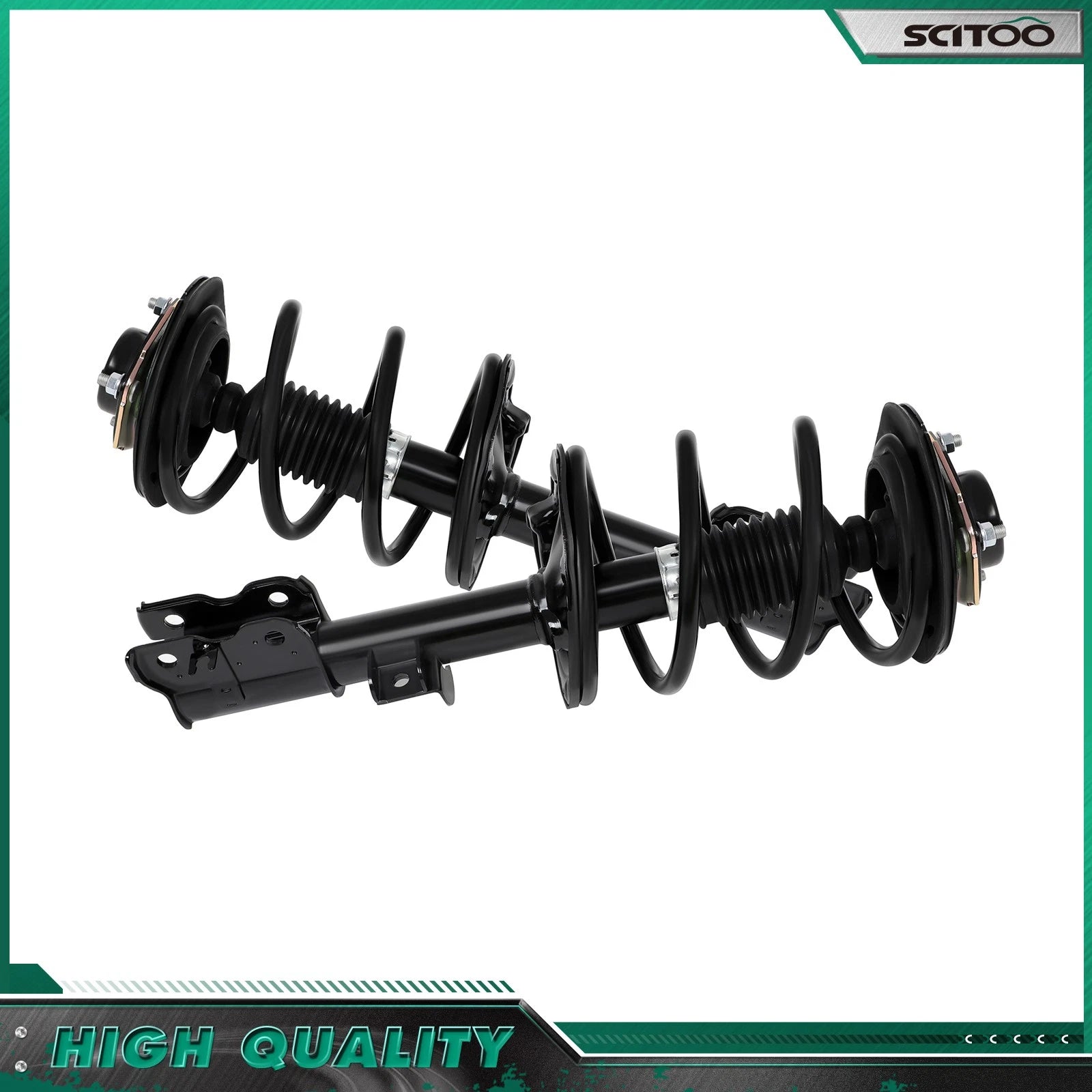Set of 2 Front Quick-Strut Complete Struts for Infiniti FX35 FX45 (2003–2008)