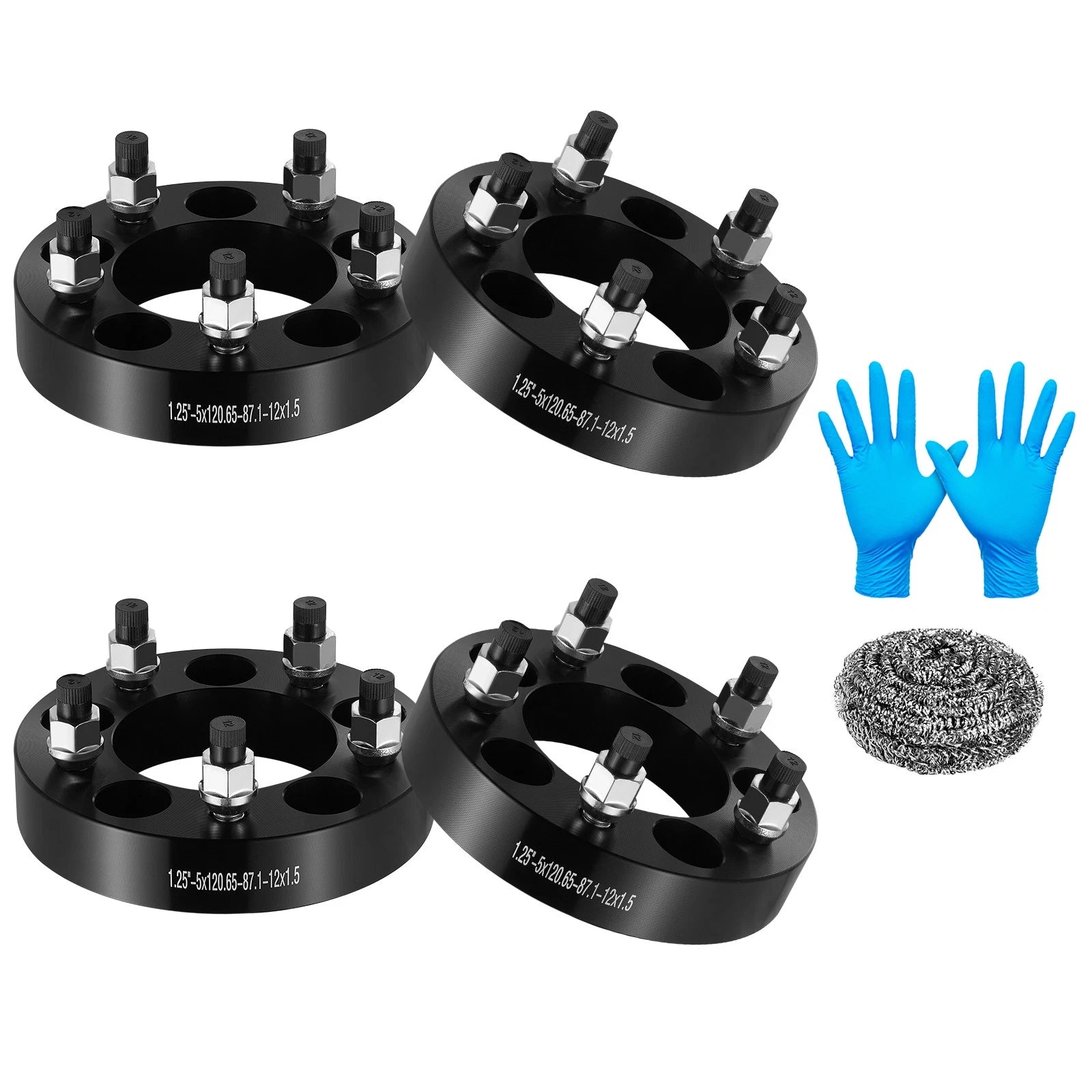 Set of 4 Wheel Spacers for Chevrolet Corvette (1984–2019) 1.25" 5x4.75