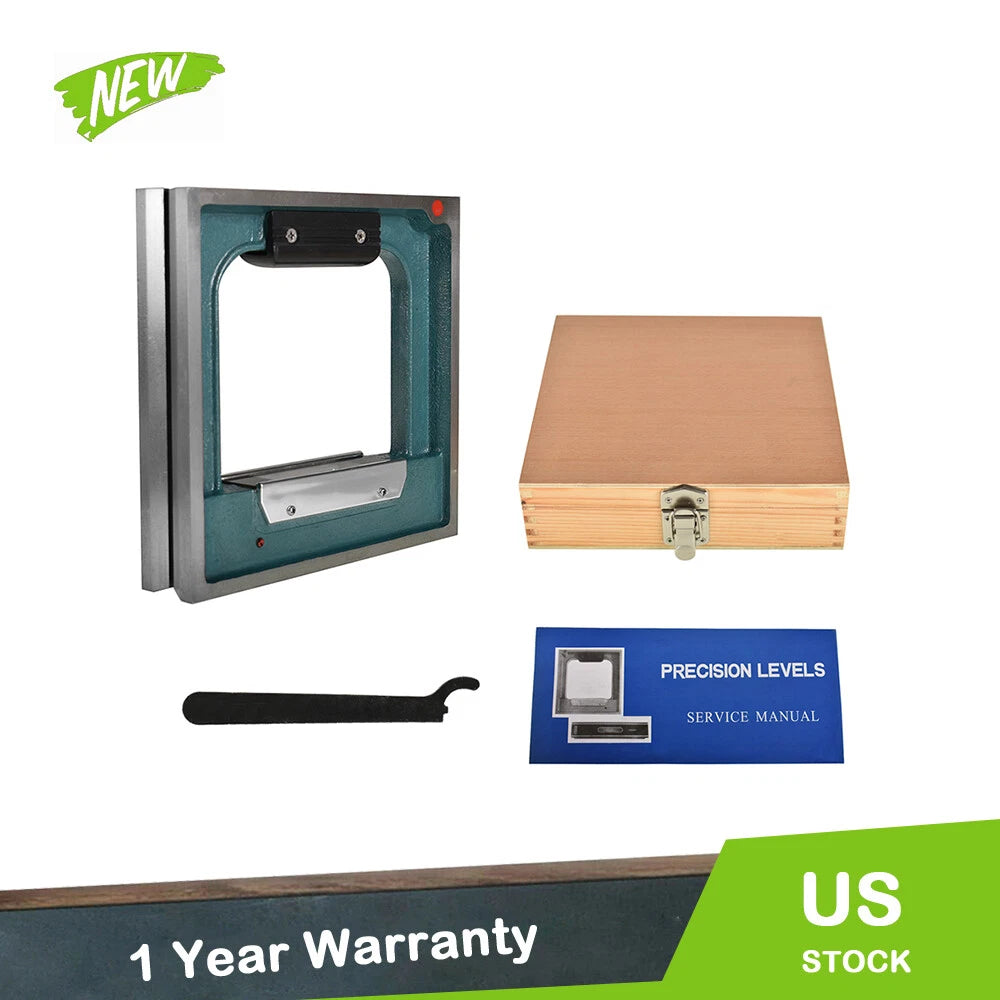 8" Precision Frame Spirit Level (.0002") for Automotive Use