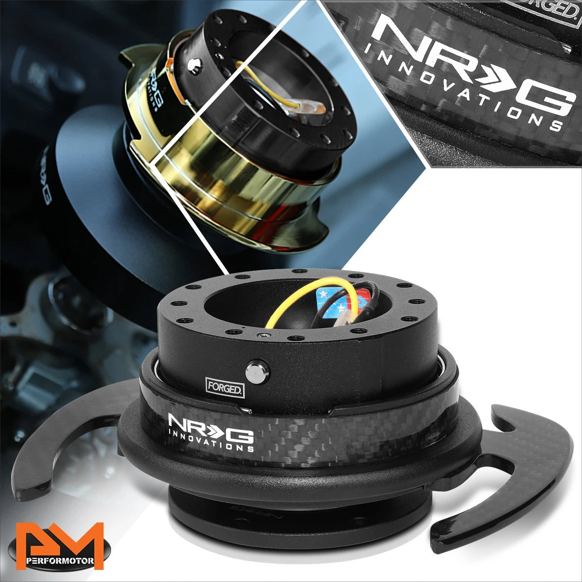 NRG SRK-700CF-1 Steering Wheel Quick Release Adapter for
