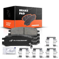 Set of 4 Rear Ceramic Brake Pads for Subaru Impreza (1993–1998) Legacy (1990–1999) SVX