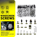 190pcs Fairing Bolts Kit for Yamaha YZF R1 (1998–2021) YZF R6 (1999–2020) Aluminum