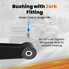Rear Traction Bars Kit for Chevy Silverado Sierra 1500 4WD (2007-2018)