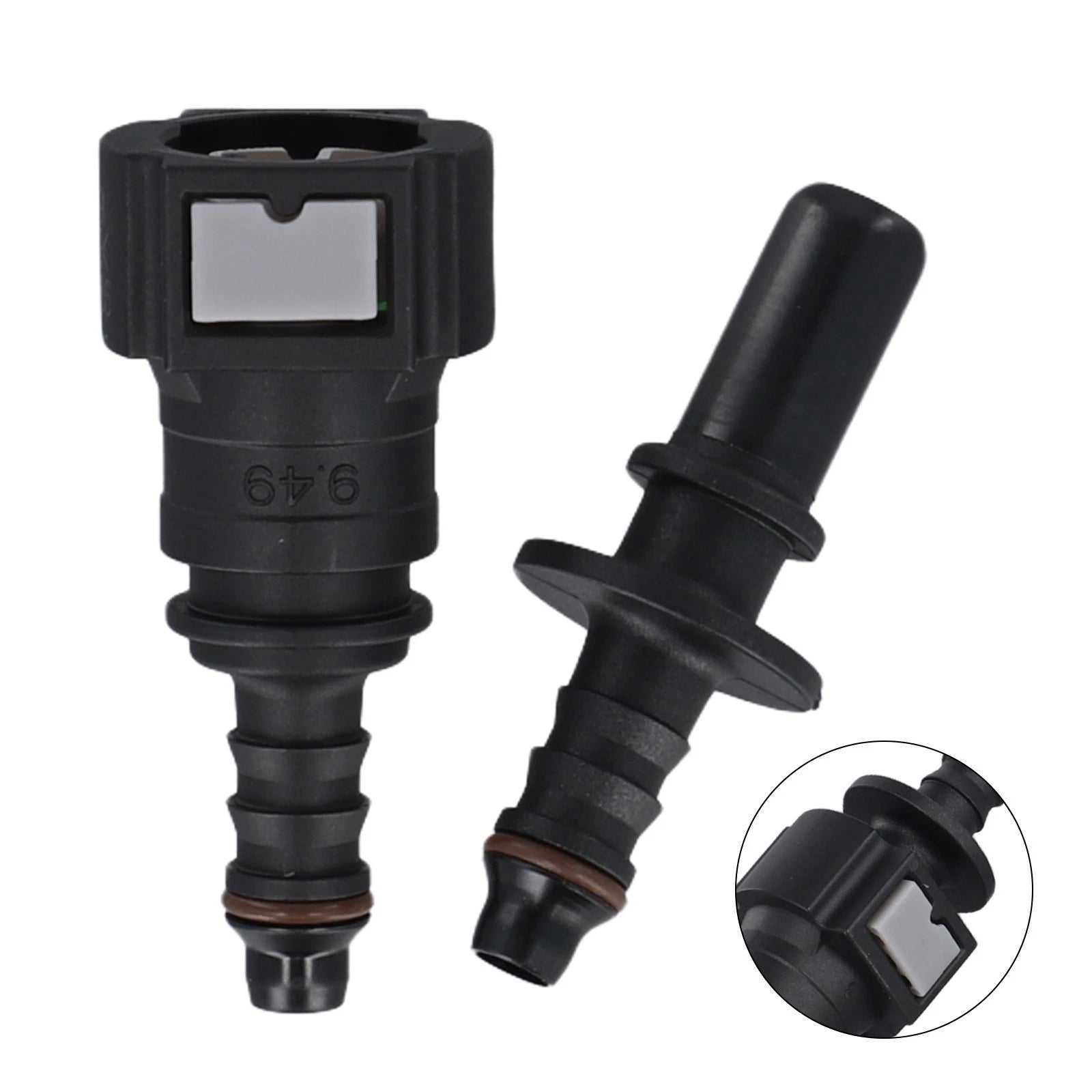 Straight Fuel Line Quick Disconnect Hose Connector for Various Hoses (8mm, 6mm, 35mm)