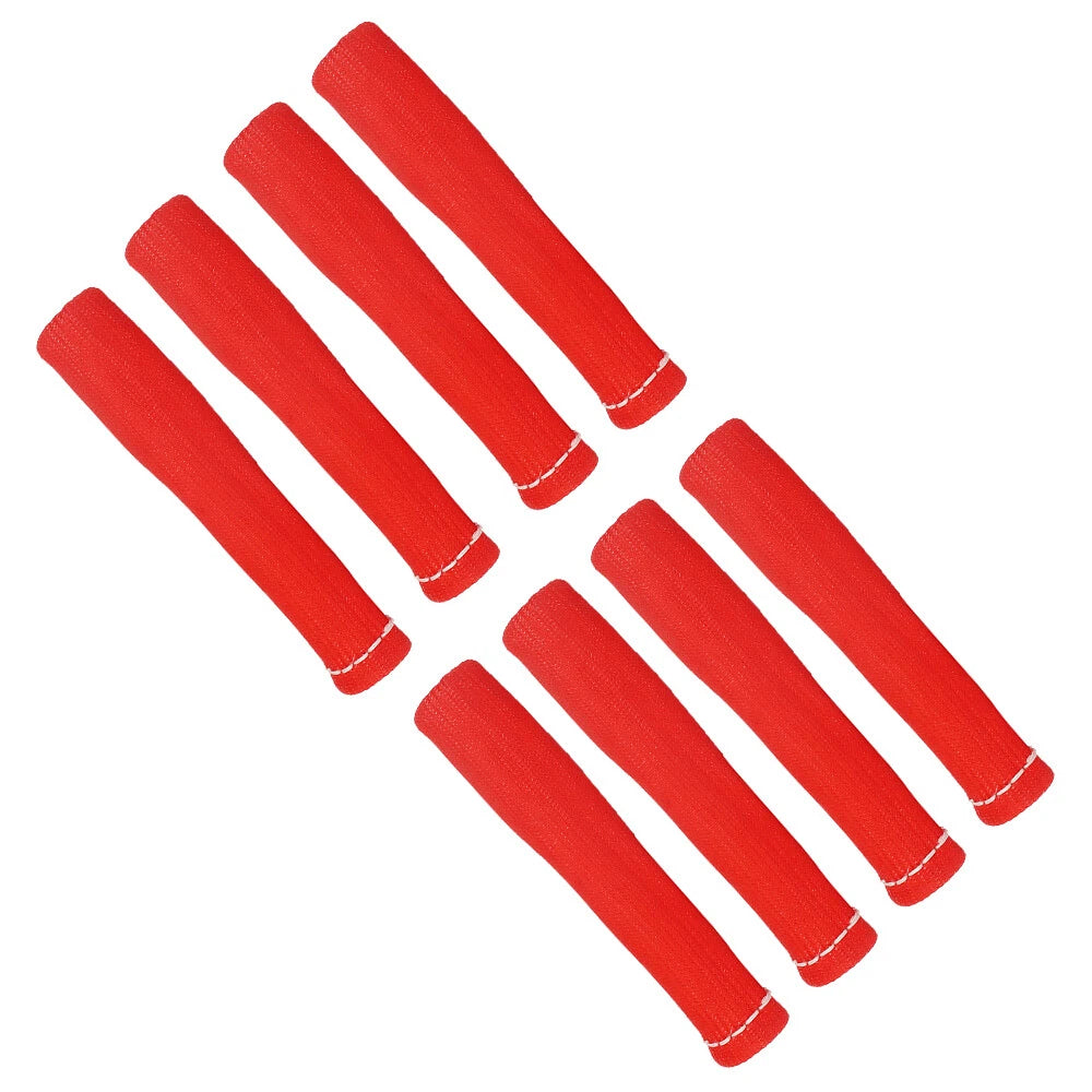 8X Red Spark Plug Wire Boots Heat Shield Protector Sleeve for SBC BBC 
