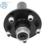 Set of 2 Pre-Greased 3500lbs Trailer Idler Hub Kit #84 5 on 5" Spindle