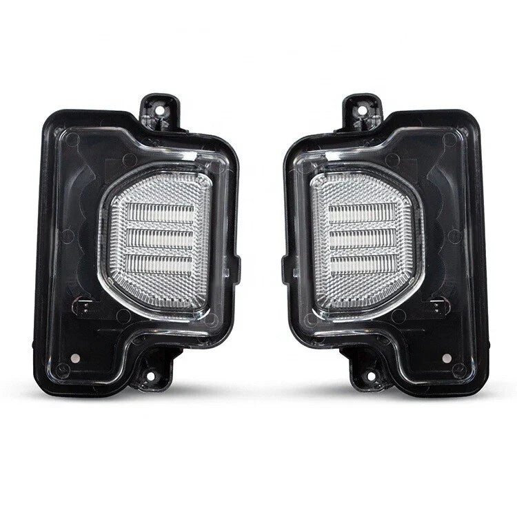 2x Clear Side Mirror Turn Signal Light for Jeep Wrangler JL (2018–2024)