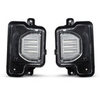 2x Clear Side Mirror Turn Signal Light for Jeep Wrangler JL (2018–2024)