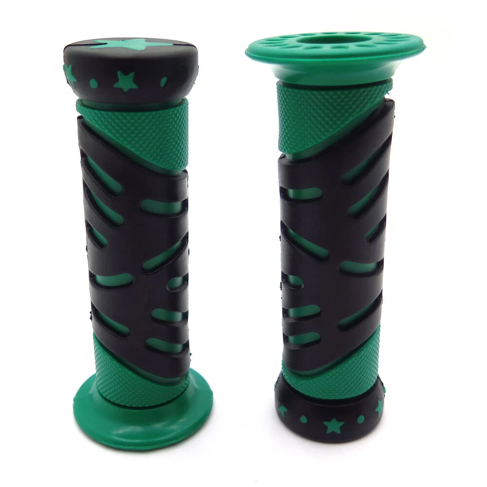 7/8" 22mm Green Star Hand Grips for Yamaha FZR YZF600 (1990–1999)