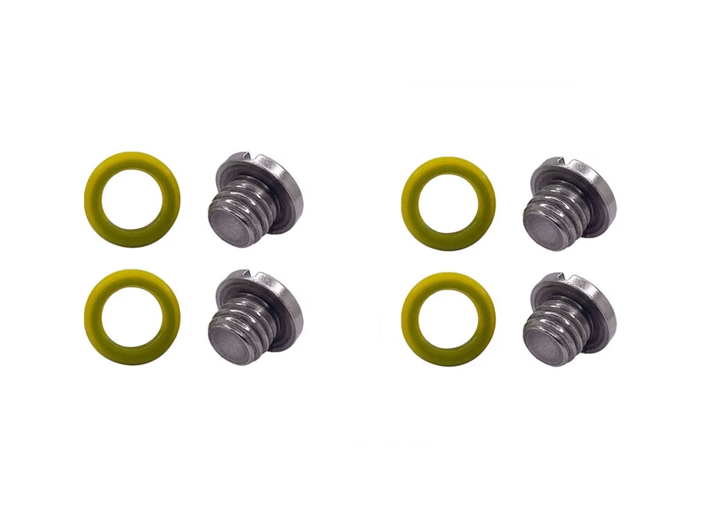 4Pcs Drain Screw Kit for Mercury Marine MerCruiser (10-79953Q04, 18-2244)
