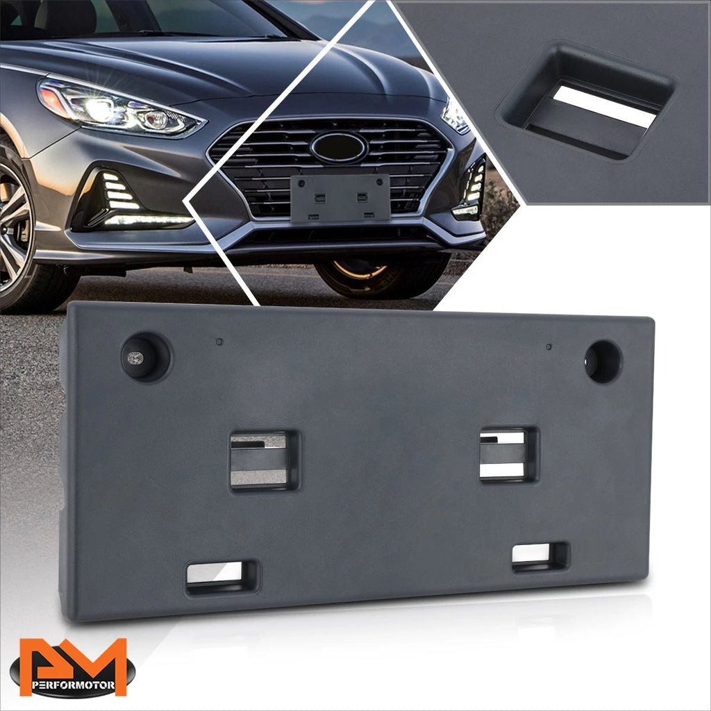 Front Bumper License Plate Tag Mounting Bracket for Hyundai Sonata (2018–2019)