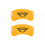 Set of 4 Yellow Caliper Covers for Volkswagen Jetta (2019–2020)
