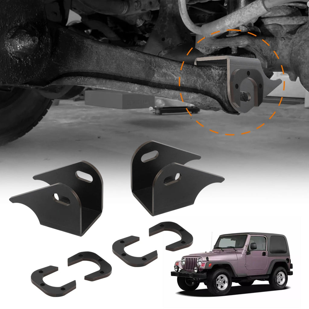 Lower Control Arm Mounts for Jeep TJ Wrangler Cherokee (1997–2006)