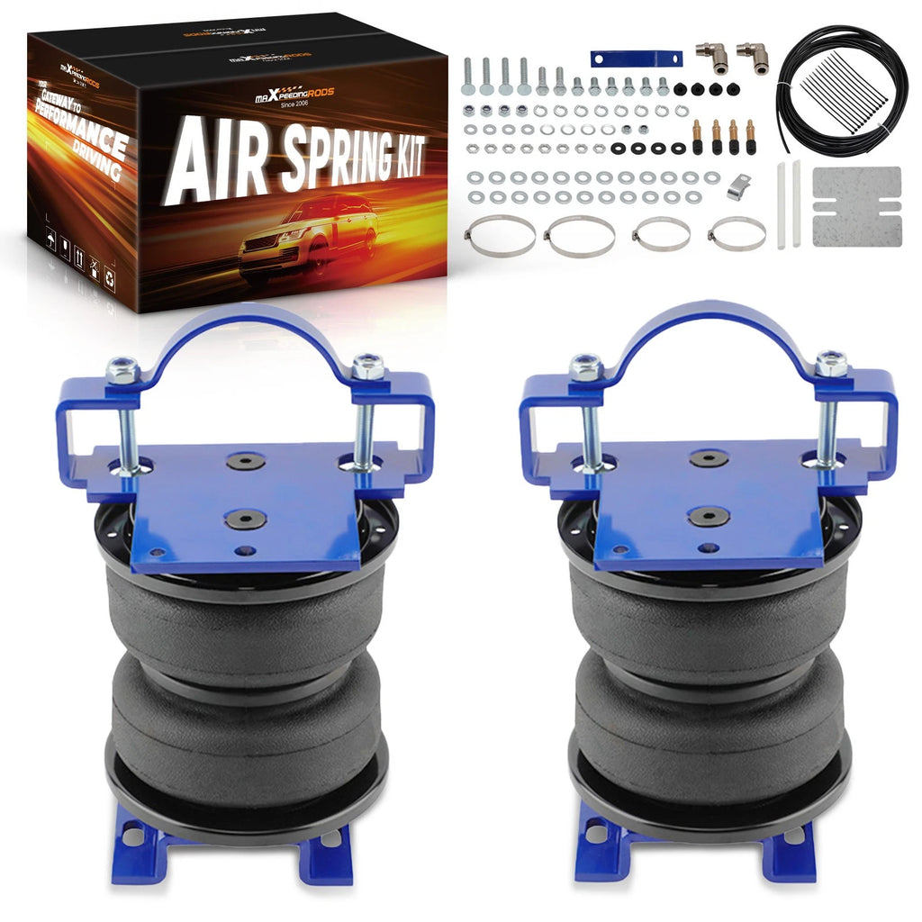 Rear Air Helper Spring Bag Leveling Kit for GMC Sierra Silverado 2500 3500 (2001–2023)