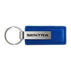 Blue Leather Keychain - Officially Licensed for Nissan Sentra