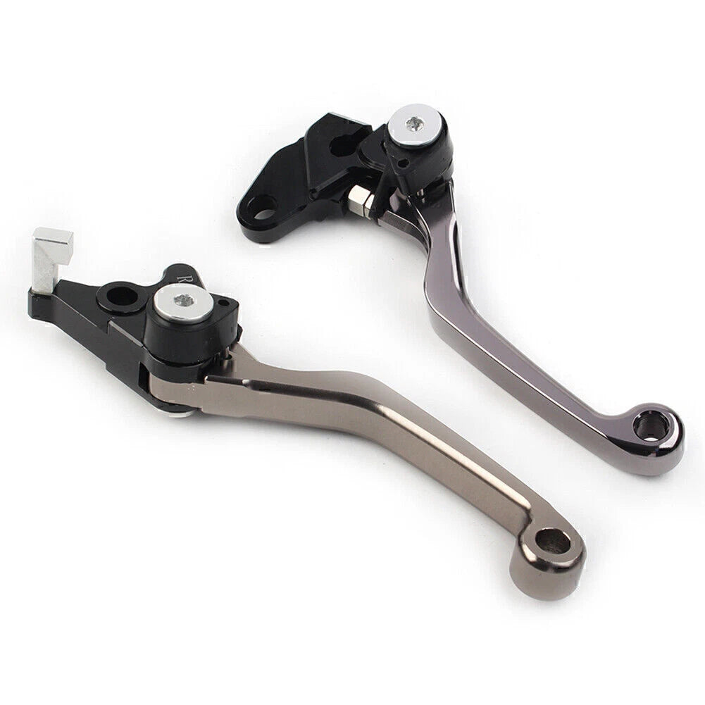 Titanium Pivot Dirt Clutch Brake Levers for Kawasaki KLX250, D-Tracker (1993–1997)