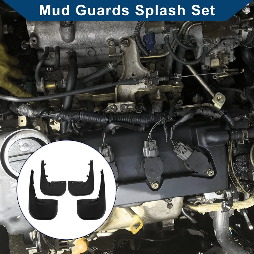 Set of 2 Mud Flaps Splash Guards for Mercedes-Benz Viano/Vito (2005–2012)