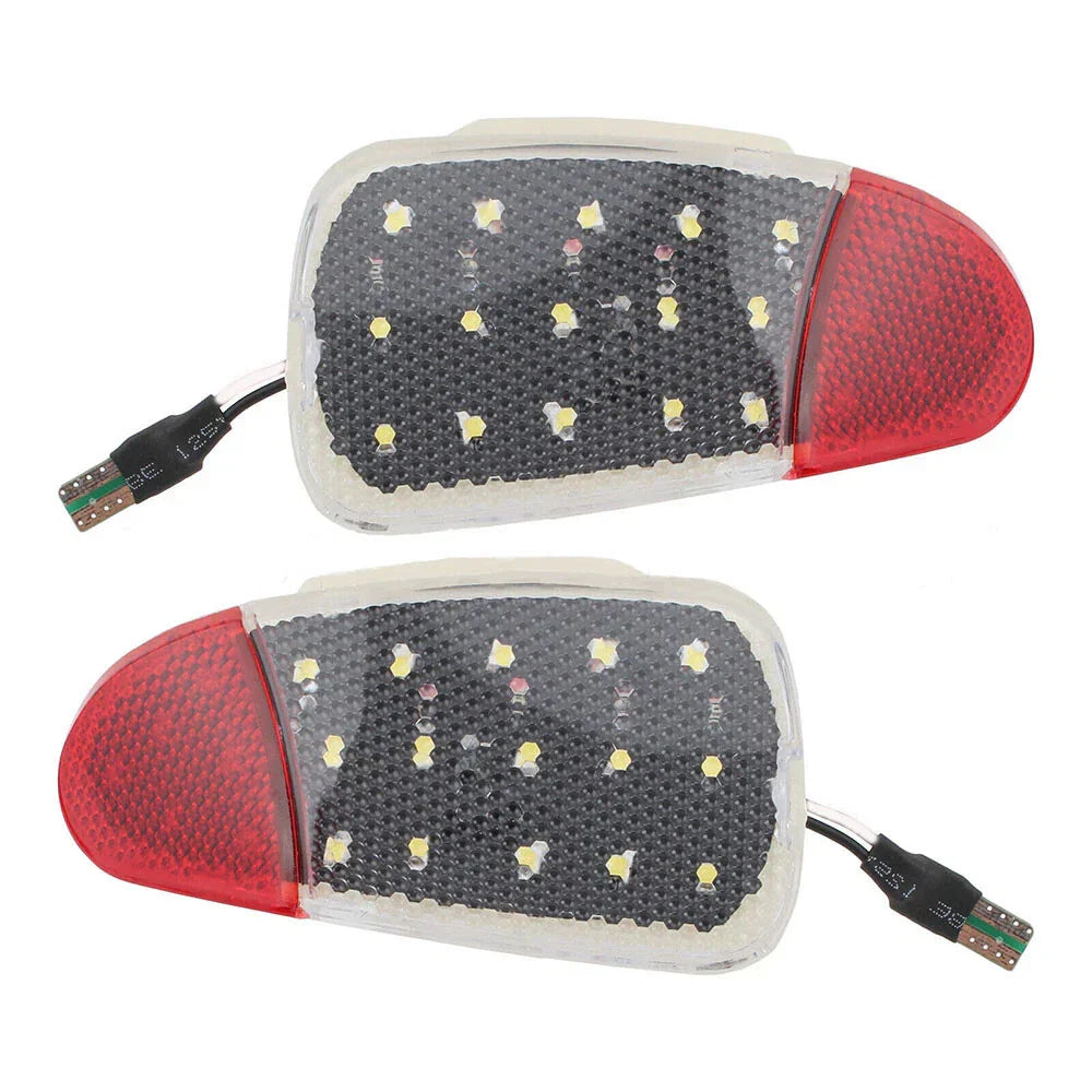 LED Door Panel Light Courtesy Lamp Red+White for Ford F-150 F-250 (1997-2023)