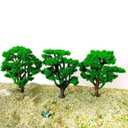 10Pcs 3.93" Tree Model for Garden Park Railroads Scenery Layout