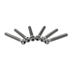 6pcs M10x55mm Titanium Torx Head Flange Bolts for Motorcycle Bike